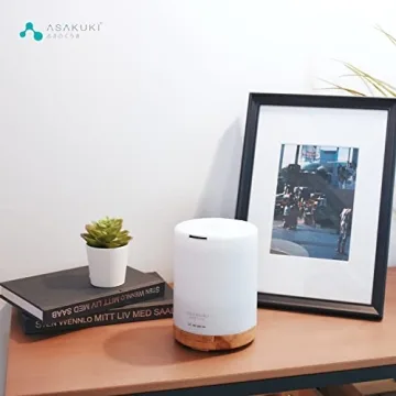 ASAKUKI 300ML Essential Oil Diffuser with LED Lights & Auto-Off