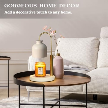 Dimmable Candle Warmer Lamp with Timer Elegant Home Decor