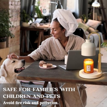 Dimmable Candle Warmer Lamp with Timer Elegant Home Decor