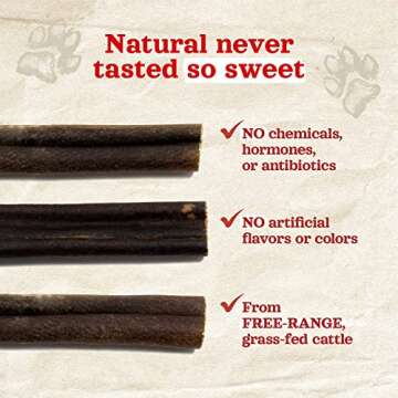 Natural Farm Peanut Butter Flavor Collagen Sticks for Dogs
