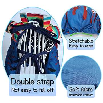 NACOCO Dog Halloween Scissors Style Doll Costume Pet Christmas Cosplay Adjustable Doll Funny Special Clothes Puppy Party Clothes for Small Dogs Cats (Medium)