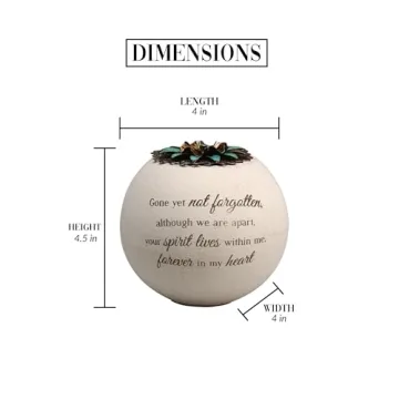 Forever in My Heart Terra Cotta Candle Holder for Remembrance