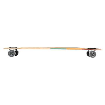 Retrospec Rift Drop-Through Longboard Skateboard Complete Canadian Maple Wood Cruiser w/Drop-Through Trucks for Commuting, Cruising, Carving & Downhill Riding