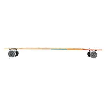 Retrospec Rift Drop-Through Longboard Skateboard Complete Canadian Maple Wood Cruiser w/Drop-Through Trucks for Commuting, Cruising, Carving & Downhill Riding