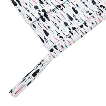 ALVABABY 2pcs Cloth Diaper Wet Dry Bags Waterproof Reusable with Two Zippered Pockets Travel Beach Pool Daycare Soiled Baby Items Yoga Gym Bag for Swimsuits or Wet Clothes L0130