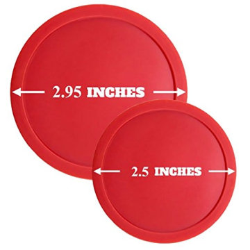 Qtimal Home Air Hockey Paddles and Pucks Set for All Ages