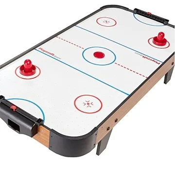 Qtimal Home Air Hockey Paddles and Pucks Set for All Ages