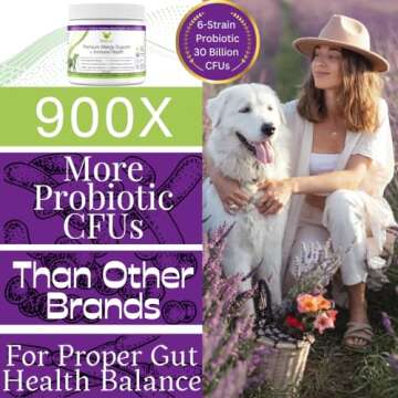 EcoBark Natural Dog Allergy & Immune Chews with Super Greens- Omega 3 Skin and Coat Supplements for Dogs - Gluten Free Probiotic Allergy Support & Relief for a Shiny Coat with Colostrum & Bee Propolis