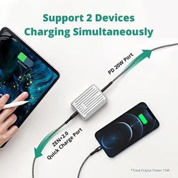 Zendure Supermini 10K Power Bank 20W PD Fast Charging