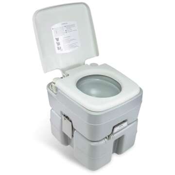 Portable Outdoor Camping Toilet with Flushing System