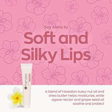 Cruelty-Free and Paraben-Free Lip Treatment to Soothe Dry Lips by Hanalei – Made with Kukui Oil, Shea Butter, Grapeseed Oil – Made in USA – Mauve Pink Tint – Full Size (15g/15ml/0.53oz)