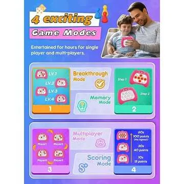 Fast Push Bubble Up Fidget Toy for Kids - Ultimate Fun Game Console