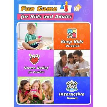 Fast Push Bubble Up Fidget Toy, Electronic Light Up Game Console, Cool Birthday Gifts for 6 7 8 9 10-12 Year Boys and Girls Stress Toy, Concentration Speed Puzzle Game for Family Party