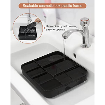 Suitcase Makeup Organizer Travel Train Case Portable