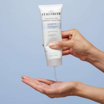 CURLSMITH Fragrance-Free Strong Hold Gel for Defined Curls