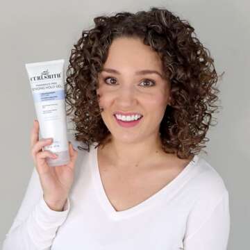 CURLSMITH Fragrance-Free Strong Hold Gel for Defined Curls