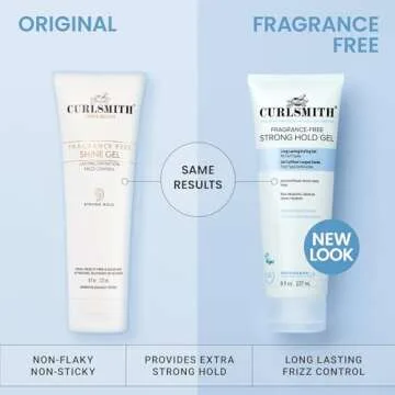 CURLSMITH Fragrance-Free Strong Hold Gel for Defined Curls