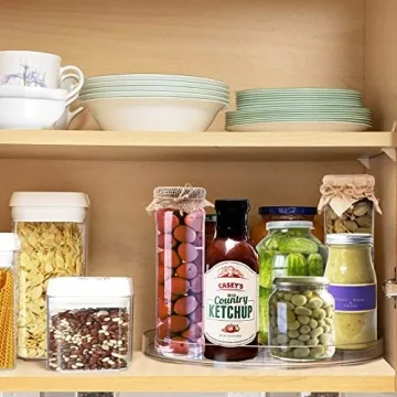 Buy 2 Pack Lazy Susan Organizer for Kitchen Storage and More