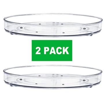 Buy 2 Pack Lazy Susan Organizer for Kitchen Storage and More
