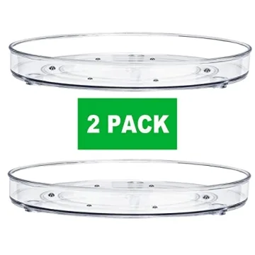 Buy 2 Pack Lazy Susan Organizer for Kitchen Storage and More