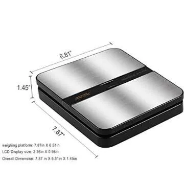 Acteck 150LB x 0.1 OZ Digital Shipping Scale with AC Adapter