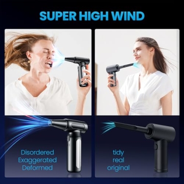 Powerful TRANSWARRIOR Electric Air Duster for Electronics Cleaning