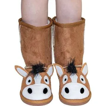 Lazy One Kids Animal Slipper Boots - Cozy & Fun