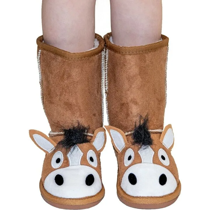 Lazy One Kids Animal Slipper Boots - Cozy & Fun