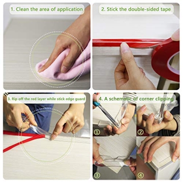 Clear Corner Guards for Child Safety and Pet Protection
