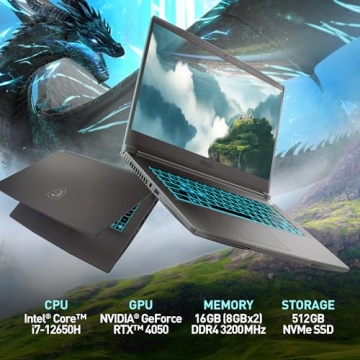 MSI Thin 15 Gaming Laptop with 144Hz Display and RTX 4050