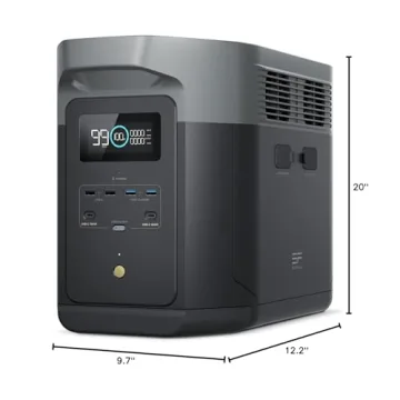 EF ECOFLOW DELTA 2 Max Solar Generator for Home Backup