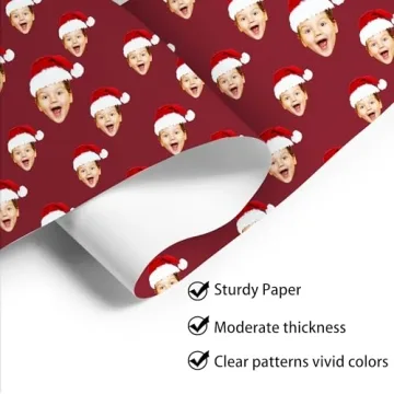 YESCUSTOM Personalized Gift Wrapping Paper for All Occasions