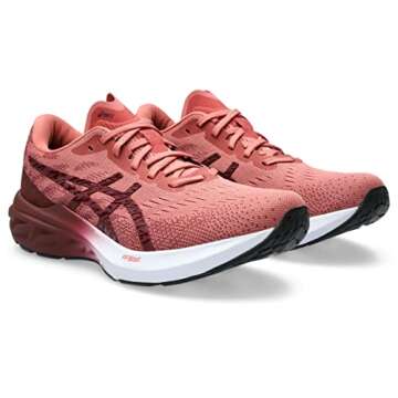 ASICS Women's DYNABLAST 3 Running Shoes, 7.5, Light Garnet/Port Royal