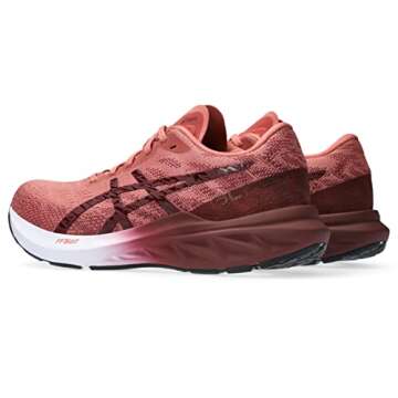 ASICS Women's DYNABLAST 3 Running Shoes, 7.5, Light Garnet/Port Royal