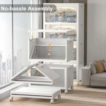 Quality Storage Bins: Large & Stackable Design