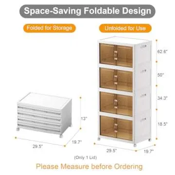 Quality Storage Bins: Large & Stackable Design