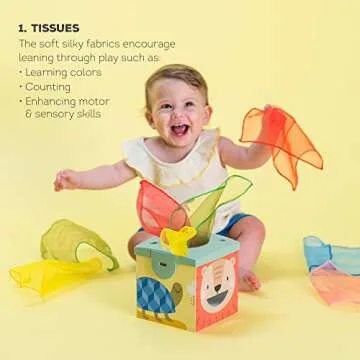 Taf Toys Sensory Tissue Box for Educational Play