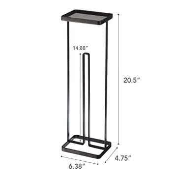 Stylish Yamazaki Toilet Paper Stocker | Compact Steel Design