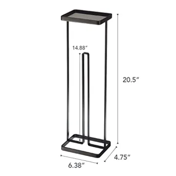 Stylish Yamazaki Toilet Paper Stocker | Compact Steel Design