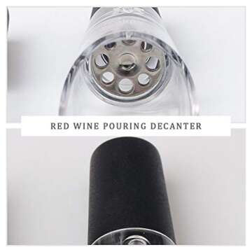 4 Packs Wine Aerator and Wine Saver Pump, Premium Wine Aerator and Stopper Decanter Spout Liquor Bottle Pourers