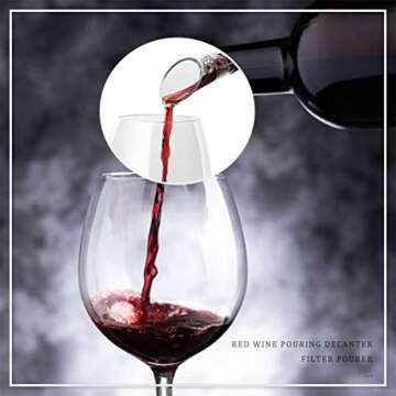 4 Packs Wine Aerator and Wine Saver Pump, Premium Wine Aerator and Stopper Decanter Spout Liquor Bottle Pourers