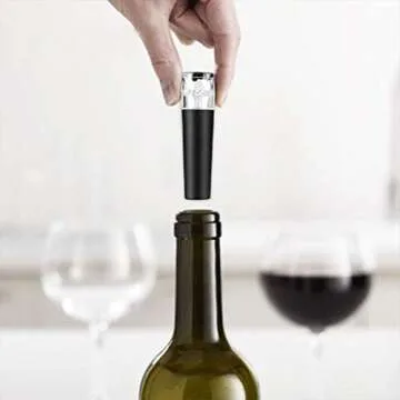 4 Packs Wine Aerator and Wine Saver Pump, Premium Wine Aerator and Stopper Decanter Spout Liquor Bottle Pourers