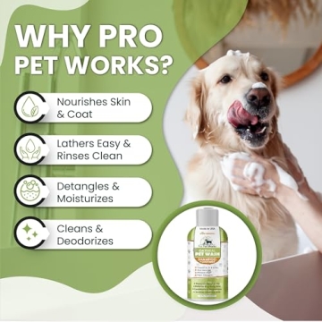 Oatmeal Dog Shampoo & Conditioner 5 in 1 Natural Solution