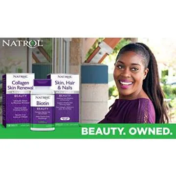 Natrol Biotin Tablets for Healthy Hair Skin Nails