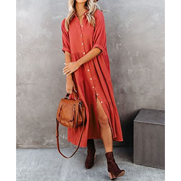 R.Vivimos Summer Midi Dress – Nursing Friendly & Comfortable