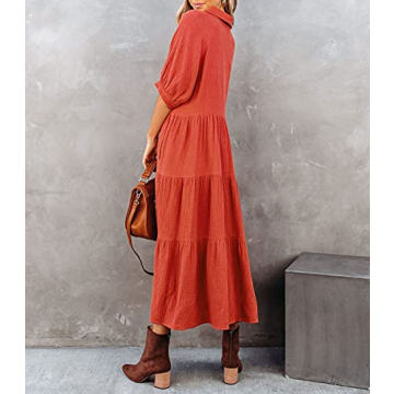 R.Vivimos Summer Midi Dress – Nursing Friendly & Comfortable