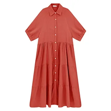 R.Vivimos Summer Midi Dress – Nursing Friendly & Comfortable