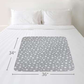 Washable Waterproof Bed Pads for Incontinence and Pets