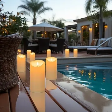 ANGELLOONG Flameless Candles - Remote Control & Timer Feature