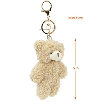 Zitokin Bear Plush Keychain for Kids 5 Inch Stuffed Toy